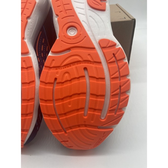 Tried On Brooks Glycerin 20 Men's Blue Orange Running Shoes Size 9.5 D - Picture 3 of 13